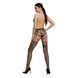 Эротические колготки-бодистокинг Passion ECO S004 black, закрытые трусики, декор, подвязки 105014 фото 4