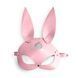Кожаная маска Зайки Art of Sex - Bunny mask, цвет Розовый 107662 фото 3