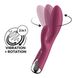 Вибратор-кролик Satisfyer Spinning Rabbit 1 Red SX0561 фото 1