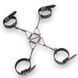 БДСМ-набор LOCKINK Bondage & Restraint Set, черный, натуральная кожа, фиксаторы, маска, кляп 109982 фото 8