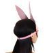 Кожаная маска Зайки Art of Sex - Bunny mask, цвет Розовый 107662 фото 2