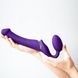 Безремневой страпон с вибрацией Strap-On-Me Vibrating Violet M диаметр 3,3см, пульт ДУ, регулируемый 100152 фото 5