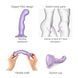 Насадка для страпона Strap-On-Me Dildo Plug P&G Lilas Metallic XXL 107029 фото 3