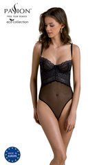 Боди Passion KERRIA BODY black, L/XL, с высокими вырезами и верхом балконет 108507 фото