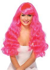 Leg Avenue Neon Star Long Wavy Wig Pink 105908 фото