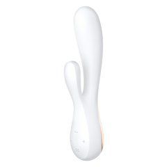 Смарт вібратор-кролик Satisfyer Mono Flex White, 2 мотори, керування через інтернет 101097 фото