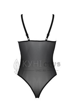 Боди Passion KERRIA BODY black, L/XL, с высокими вырезами и верхом балконет 108507 фото