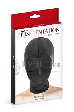 Капюшон для БДСМ Fetish Tentation Closed Hood 103829 фото