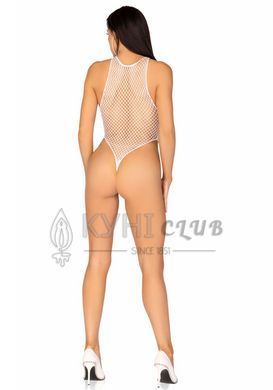 Боді-сітка Leg Avenue Net snap crotch tank bodysuit White, One Size 105858 фото