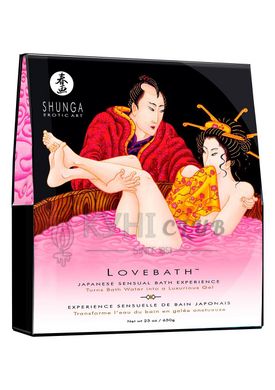 Гель для ванни Shunga LOVEBATH – Dragon Fruit 575 г, робить воду ароматним желе зі SPA-ефектом 100662 фото