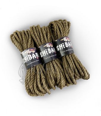 Джутовая веревка для Шибари Feral Feelings Shibari Rope, 8 м серая 102033 фото