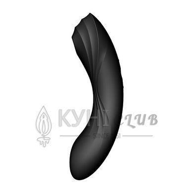 Вакуумний вібратор Satisfyer Curvy Trinity 4 Black 104084 фото