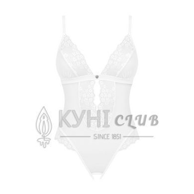 Еротичне напівпрозоре боді Obsessive Heavenlly crotchless teddy XS/S, з доступом 106129 фото