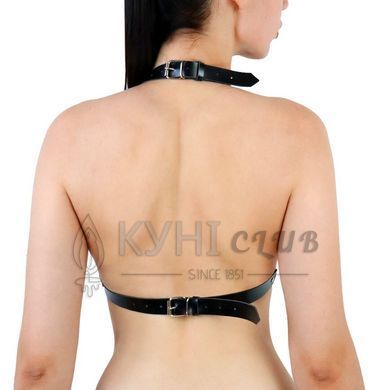 Портупея женская с шипами Art of Sex - Demia Leather harness, Черная XS-M 106453 фото