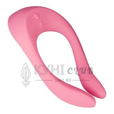 Вибратор для пар Satisfyer Endless Joy Pink, 3 независимых мотора, многофункциональный 100349 фото