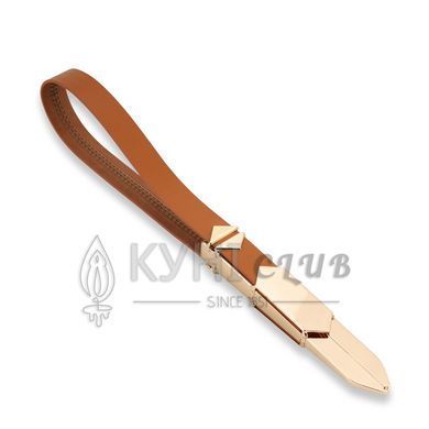БДСМ-набір LOCKINK Teasing & Impact-Play Set, коричневий, маска, кляп, затискачі для сосків, тиклер, 109983 фото