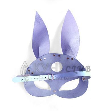 Кожаная маска Зайки Art of Sex - Bunny mask, цвет Лавандовый 107663 фото