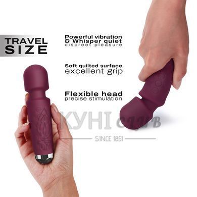 Мінівібромасажер Dorcel Wand Mini Wanderful Plum 105790 фото