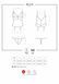 Сатиновый кружевной корсет Obsessive 810-COR-1 babydoll & thong L/XL, черный, корсет, танга 105141 фото 7