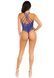Тедді Leg Avenue Thong teddy with strappy back, One Size, синє, еластичне мереживо, низ &mdash; стрінги 110114 фото 5