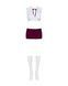 Эротический костюм студентки Obsessive Student 4 pcs costume S/M, топ, юбка, стринги, гольфы 105708 фото 3
