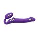 Безремневой страпон с вибрацией Strap-On-Me Vibrating Violet L, диаметр 3,7см, пульт ДУ, регулируемы 100153 фото 3