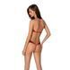 Сітчасте боді з мереживом на грудях Passion SATARA BODY XXL/XXXL red 106344 фото 2