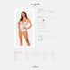 Еротичне напівпрозоре боді Obsessive Heavenlly crotchless teddy XS/S, з доступом 106129 фото 5