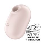 Вакуумный стимулятор с вибрацией Satisfyer Pro To Go 2 Beige 105740 фото