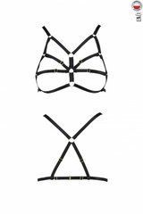 Бюстгальтер-стрепи Passion Exclusive ARMANDA BRA XXL/XXXL, black 101771 фото