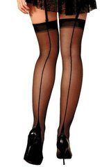Чулки Anne De Ales FLORA T1 Black 100067 фото