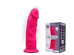 Фалоімітатор з вібрацією SilexD Henry Vibro Pink (MODEL 2 size 7in), двошаровий, діаметр см 103906 фото