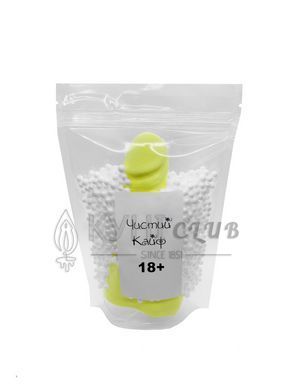 Крафтовое мыло-член с присоской Чистый Кайф Yellow size M натуральное 100730 фото