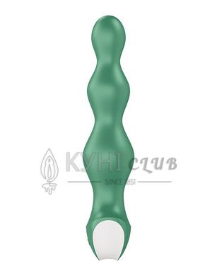 Анальний стимулятор-намистини з двома моторами Satisfyer Lolli-Plug 2 Green 102765 фото