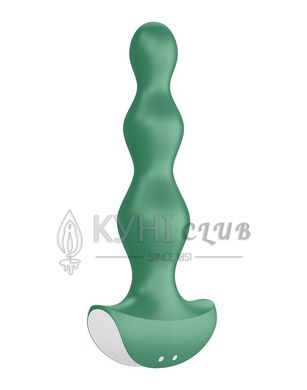 Анальний стимулятор-намистини з двома моторами Satisfyer Lolli-Plug 2 Green 102765 фото