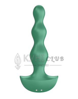 Анальний стимулятор-намистини з двома моторами Satisfyer Lolli-Plug 2 Green 102765 фото