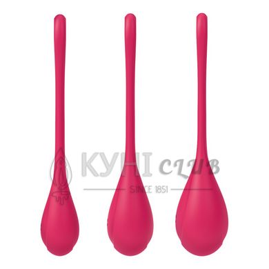 Набір йоні намистин Satisfyer Yoni Power 1 Red, діаметр 2-2,5-3см, вага 22-46-74гр 103446 фото