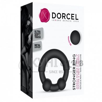 Кільце ерекційне з металевими вставками Dorcel STRONGER RING 102994 фото