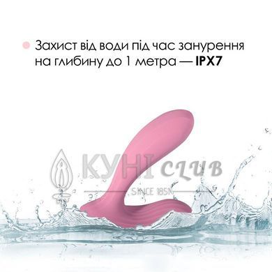 Смарт-вібратор у трусики Svakom Erica Romantic Rose, дуже гнучкий, 2 мотори 106189 фото