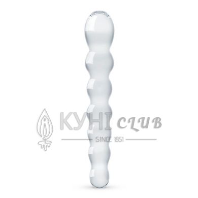 Скляний дилдо у вигляді намистин Gildo Glass Dildo No. 19 102330 фото