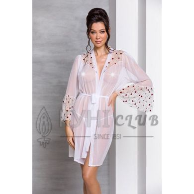 Воздушный пеньюар LOVELIA PEIGNOIR white S/M - Passion 102634 фото