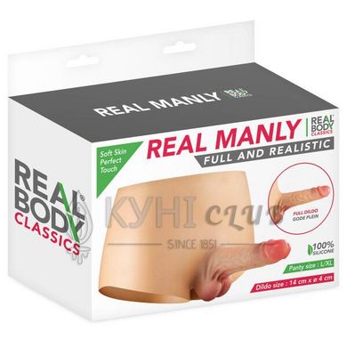 Страпон Real Body — Real Manly full and realistic L/XL 107990 фото