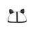 Маска кішечки Bijoux Indiscrets MAZE - Cat Ears Headpiece Black, екошкіра 108841 фото