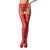 Сітчасті панчохи-стокінги Passion S016 One Size, Red, імітація ажурного пояса з гартерами 100801 фото