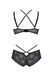 Комплект Passion DROSERA BIKINI black, S/M, бюстгальтер и трусики-кюлоты 108490 фото 4