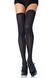 Щільні непрозорі панчохи Leg Avenue Nylon Thigh Highs Black, plus size 105891 фото 5