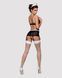 Эротический костюм горничной Obsessive Maidme set 5pcs L/XL, бюстгальтер, пояс с фартуком, чулки, ст 105275 фото 4