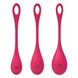 Набір йоні намистин Satisfyer Yoni Power 1 Red, діаметр 2-2,5-3см, вага 22-46-74гр 103446 фото 4