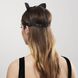 Маска кішечки Bijoux Indiscrets MAZE - Cat Ears Headpiece Black, екошкіра 108841 фото 7