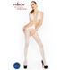 Бодистокинг Passion BS030 white, комбинезон, имитация топа и леггинсов 101489 фото 2